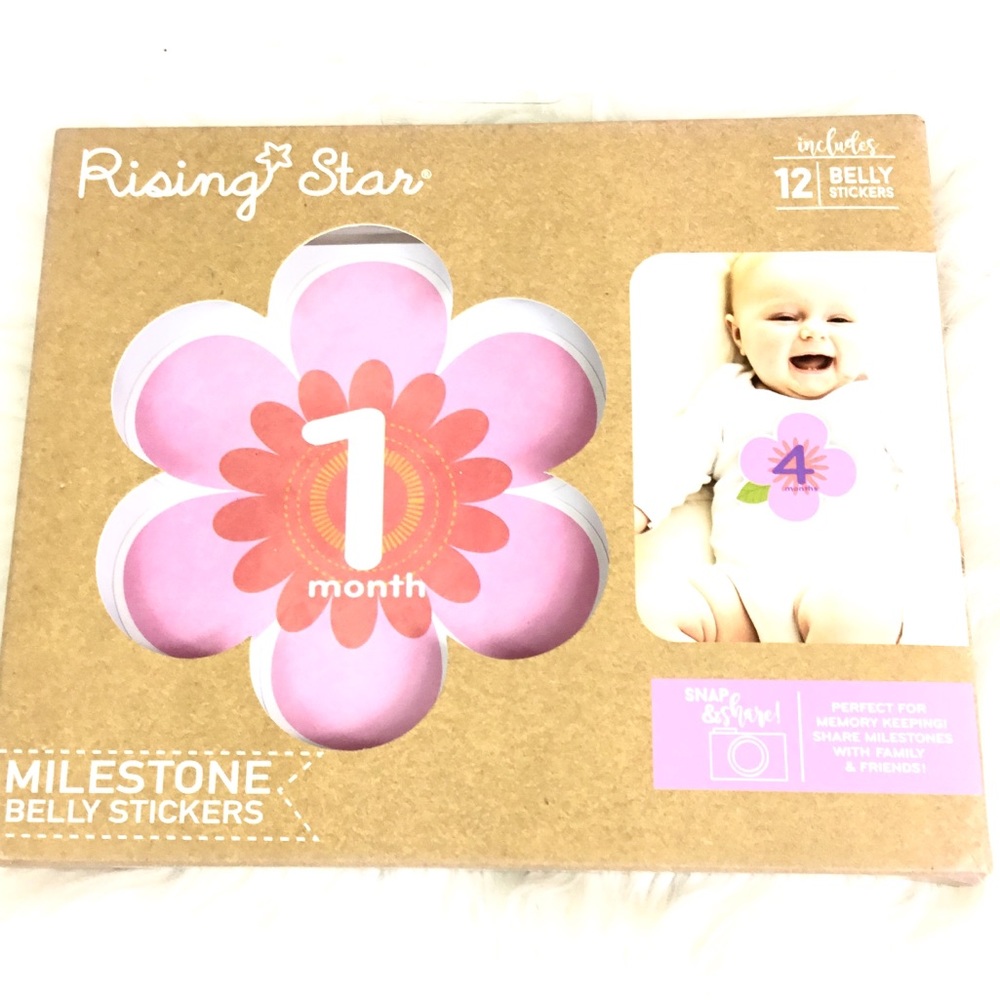 Rising Star Milestone stickers **new in box